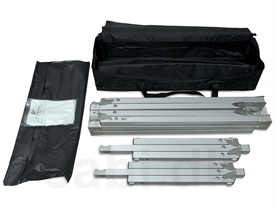 Transportabel Projektor Lærred 4:3 Alu 235 x 176 cm Bagprojektion #523668BP